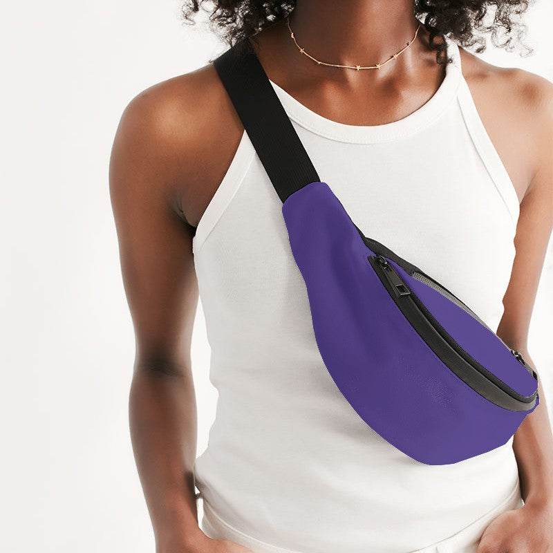 Ultra Violet Belt Bag (PUI1-BR-ME) - Woman Front CloseUp