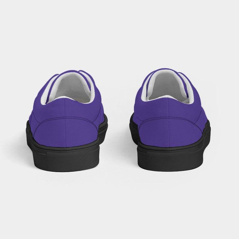Ultra Violet Men's Canvas Sneakers (PUI1-BR-ME) - Back