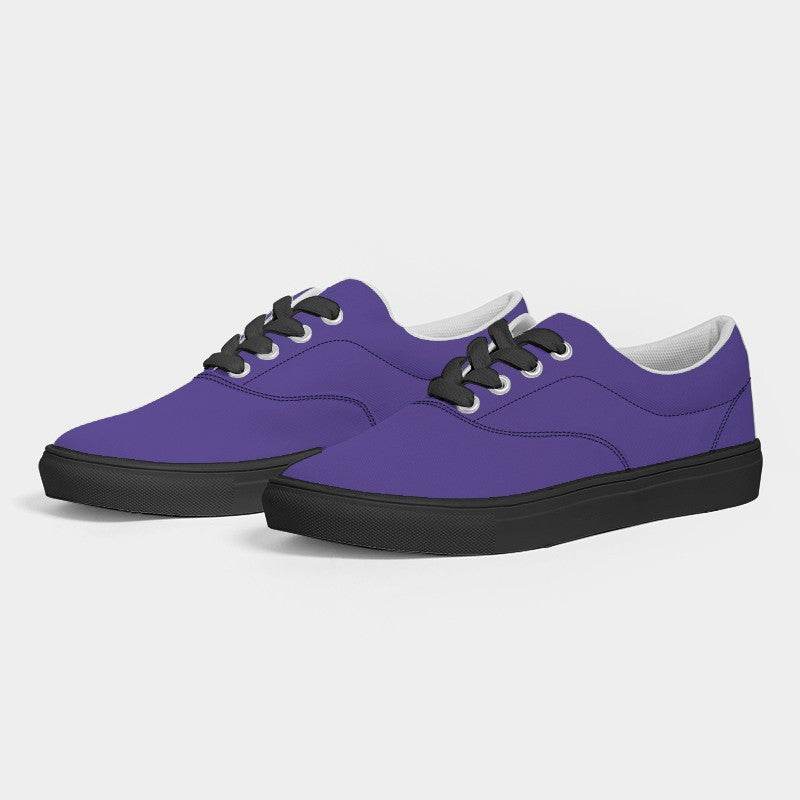 Ultra Violet Men's Canvas Sneakers (PUI1-BR-ME) - Side 3