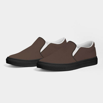 Umber Women's Slip-On Canvas Sneakers (OR2-NE-MD) - Side 3