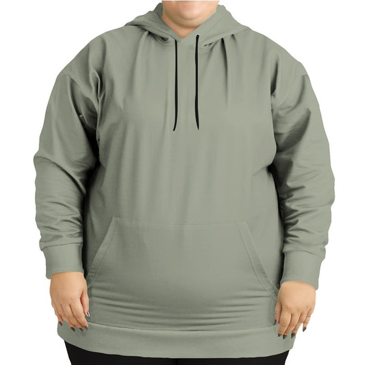Vintage Gray Hoodie PLUS (L-NE-ML) - Woman Front PLUS