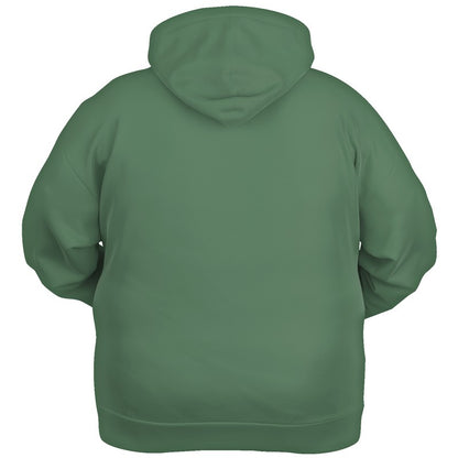 Vintage Green Hoodie PLUS (G-FM-ME) - Ghost Back PLUS