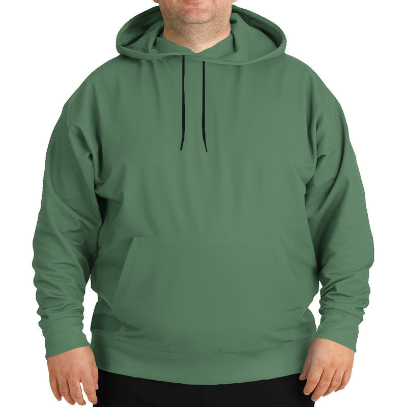 Vintage Green Hoodie PLUS (G-FM-ME) - Man Front PLUS