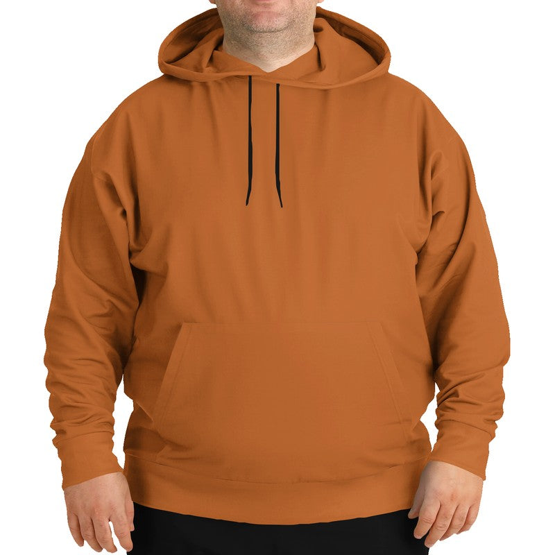 Vintage Orange Hoodie PLUS (OR1-CL-DE) - Man Front PLUS