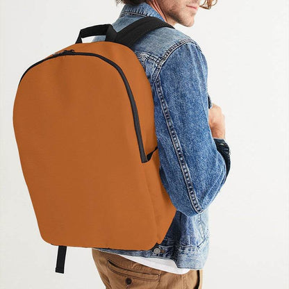 Vintage Orange Waterproof Backpack (OR1-CL-DE) - Man CloseUp