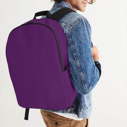 Vintage Purple Waterproof Backpack (MPU1-ME-MD) - Man CloseUp
