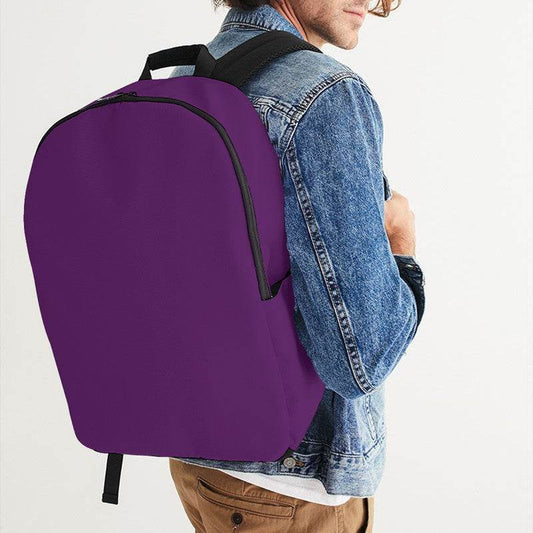 Vintage Purple Waterproof Backpack (MPU1-ME-MD) - Man CloseUp