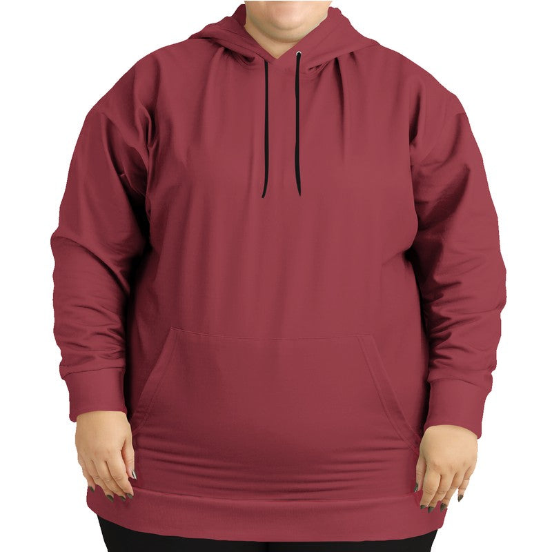 Vintage Red Hoodie PLUS (RPI2-MU-MD) - Woman Front PLUS