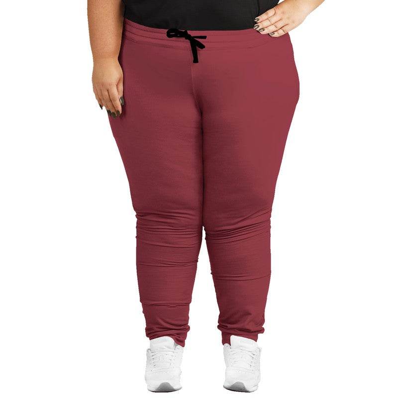 Vintage Red Joggers PLUS (RPI2-MU-MD) - Woman Front PLUS