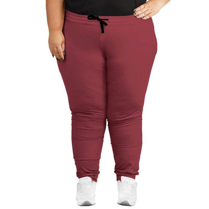 Vintage Red Joggers PLUS (RPI2-MU-MD) - Woman Front PLUS