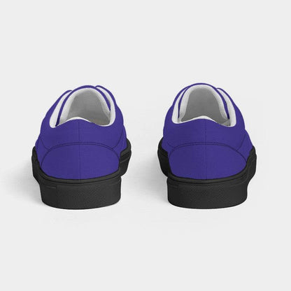 Violet Men's Canvas Sneakers (PUI2-BR-ME) - Back