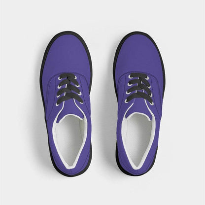 Violet Men's Canvas Sneakers (PUI2-BR-ME) - Top