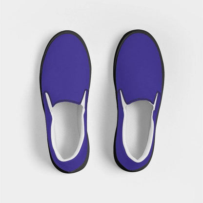 Violet Women's Slip-On Canvas Sneakers (PUI2-BR-ME) - Top