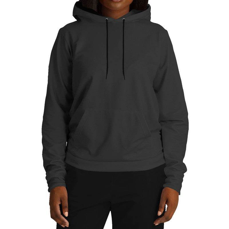Washed Black Hoodie (N-FN-DA) - Woman Front