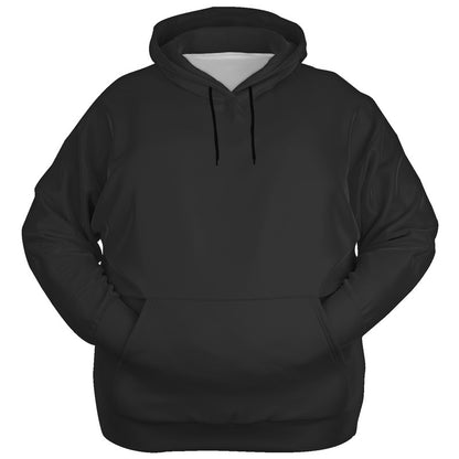 Washed Black Hoodie PLUS (N-FN-DA) - Ghost Front PLUS
