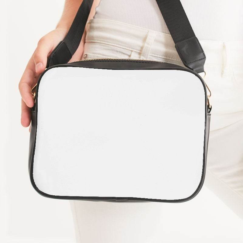 White Crossbody Bag (N-FN-WH) - Woman Front CloseUp