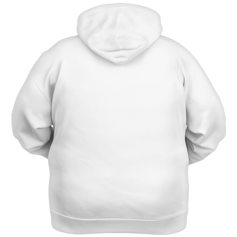 White Hoodie PLUS (N-FN-WH) - Ghost Back PLUS