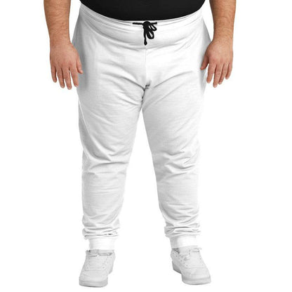 White Joggers PLUS (N-FN-WH) - Man Front PLUS