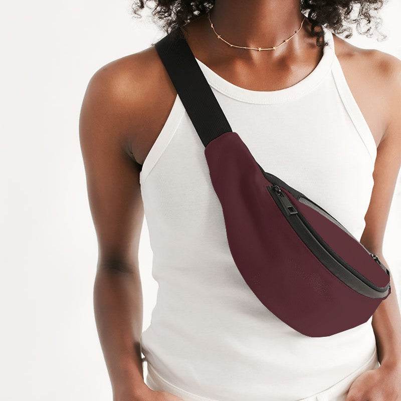Wine Belt Bag (RPI2-FM-DA) - Woman Front CloseUp