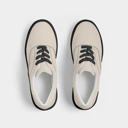 Wintage White Men's Canvas Sneakers (YO2-NE-LI) - Top