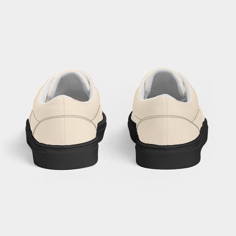 Wintage White Women's Canvas Sneakers (YO2-NE-LI) - Back