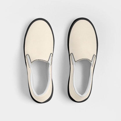 Wintage White Women's Slip-On Canvas Sneakers (YO2-NE-LI) - Top