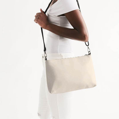 Wintage White Zip Pouch (YO2-NE-LI) - Side CloseUp