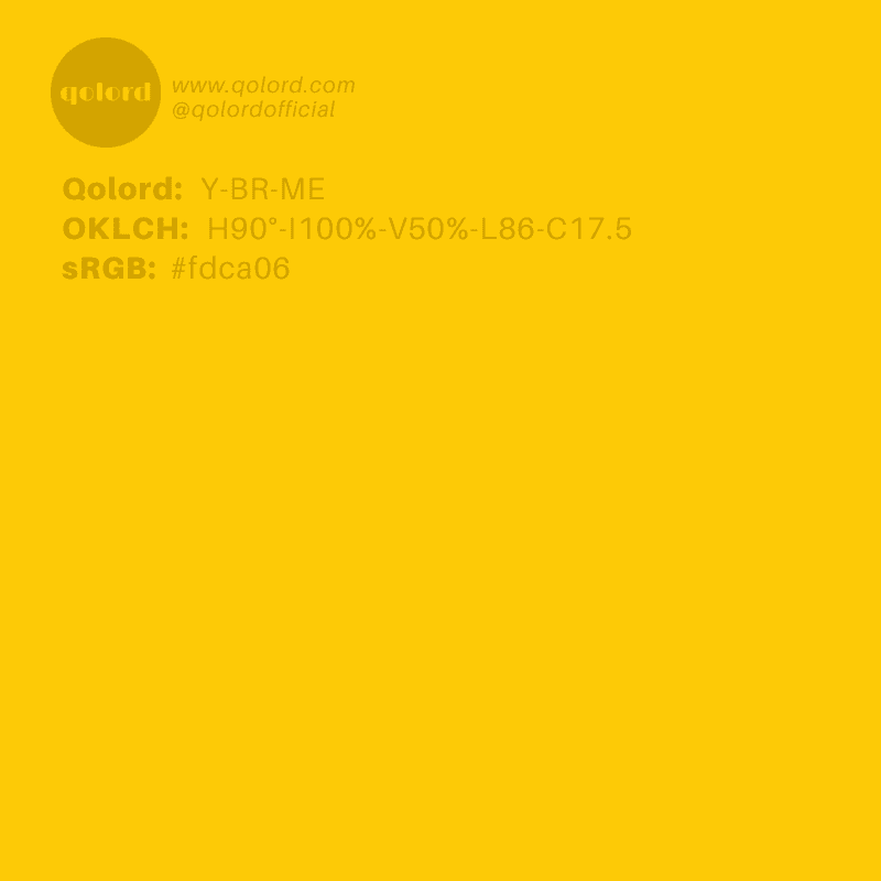 Bright Yellow | Y-BR-ME