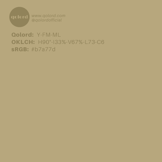 Medium-Light Fully-Muted Yellow | Y-FM-ML