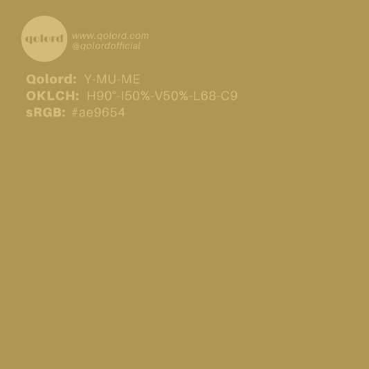 Medium Muted Yellow | Y-MU-ME