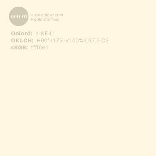 Light Neutral Yellow | Y-NE-LI
