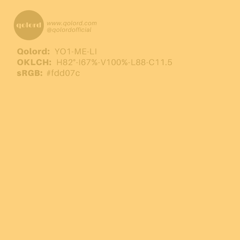 Light Medium Yellow | YO1-ME-LI