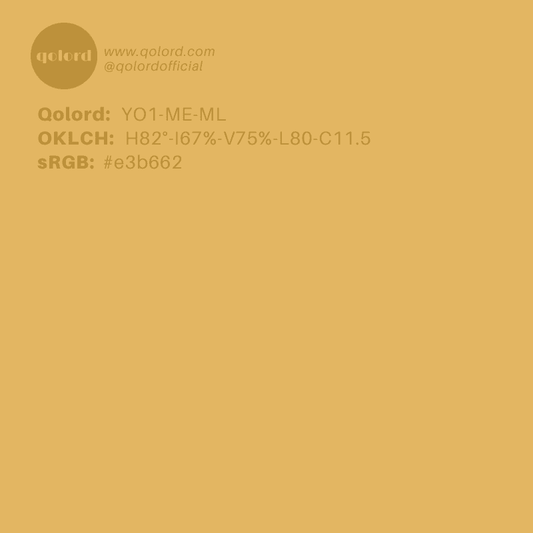 Medium-Light Medium Yellow | YO1-ME-ML