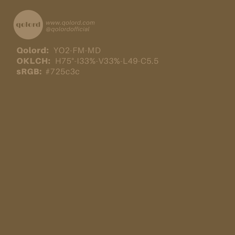 Medium-Dark Fully-Muted Orange | YO2-FM-MD