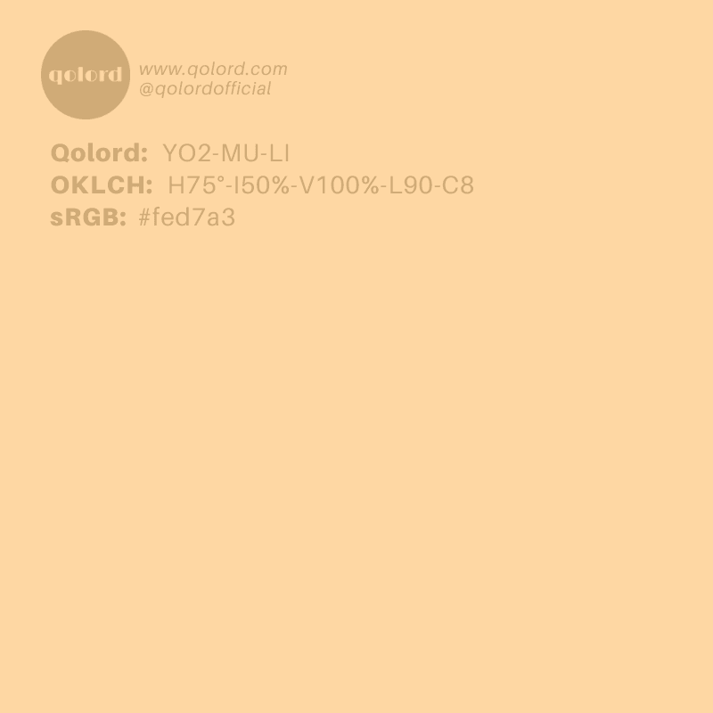 Light Muted Orange | YO2-MU-LI