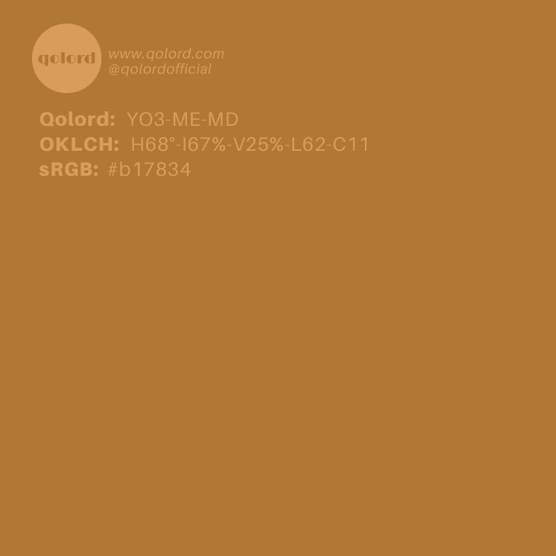 Medium-Dark Medium Orange | YO3-ME-MD