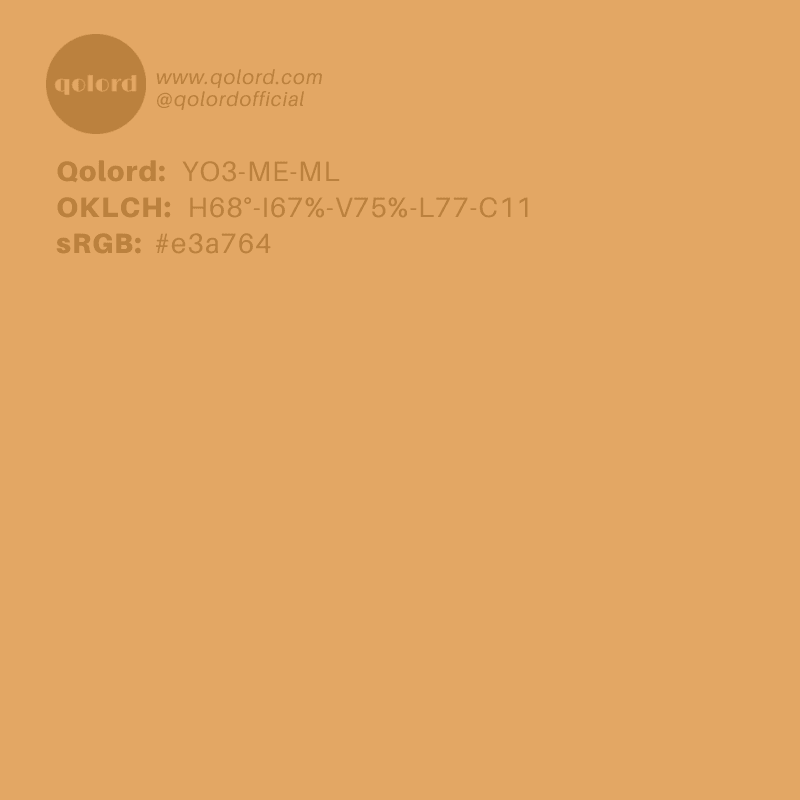 Medium-Light Medium Orange | YO3-ME-ML
