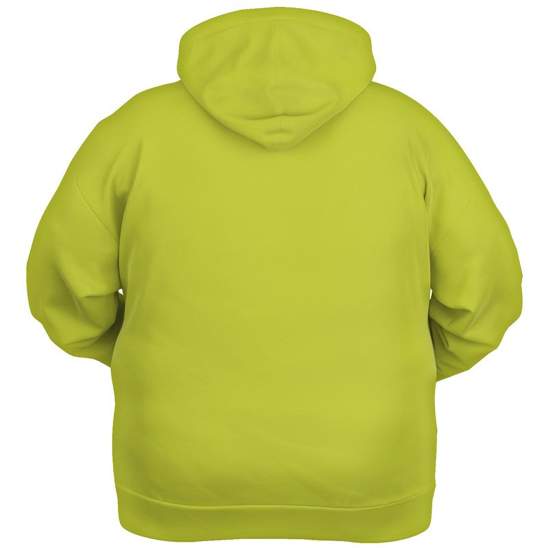 Yellow-Green Hoodie PLUS (LY1-CL-ME) - Ghost Back PLUS