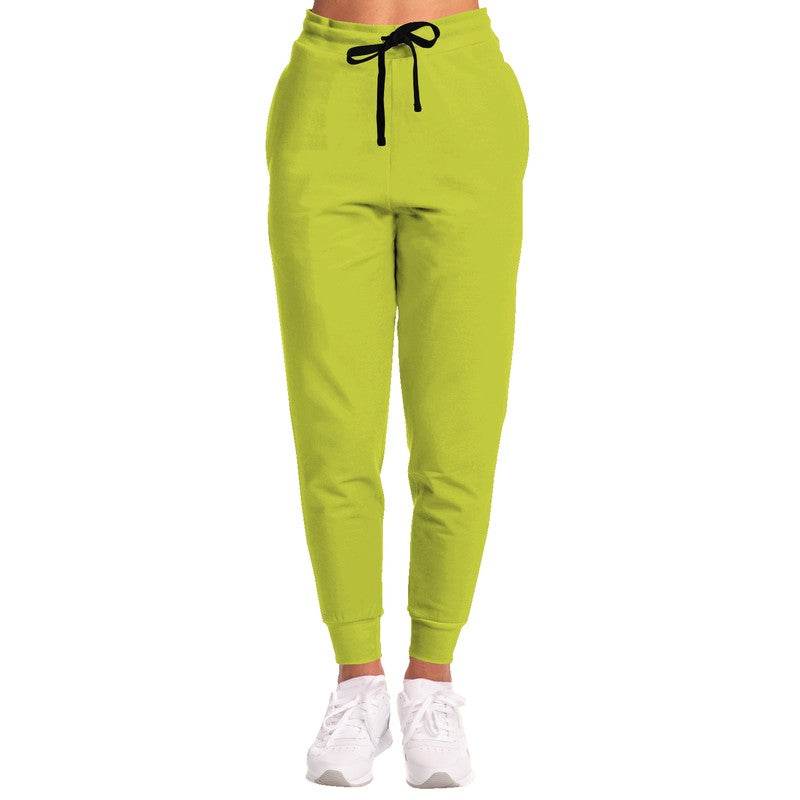 Yellow-Green Joggers (LY1-CL-ME) - Woman Front
