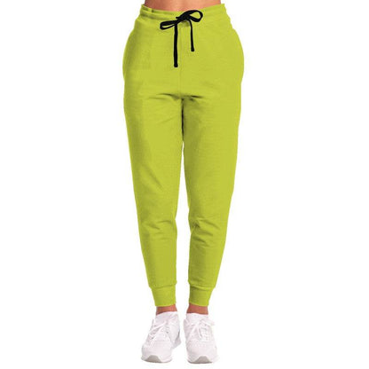 Yellow-Green Joggers (LY1-CL-ME) - Woman Front