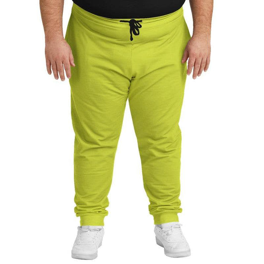 Yellow-Green Joggers PLUS (LY1-CL-ME) - Man Front PLUS