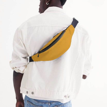Yellow-Orange Belt Bag (YO2-BR-ME) - Man Back
