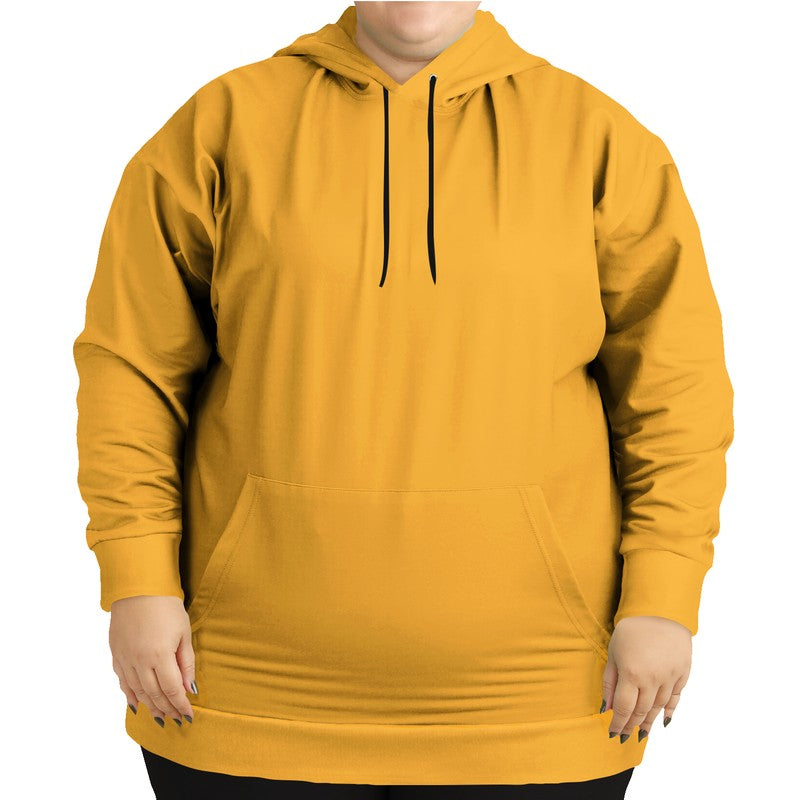 Yellow-Orange Hoodie PLUS (YO2-BR-ME) - Woman Front PLUS