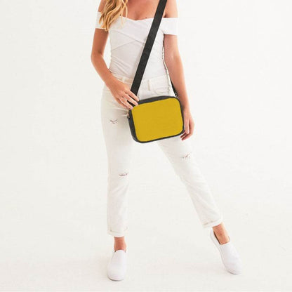 Yellow Gold Crossbody Bag (Y-BR-ME) - Woman Front