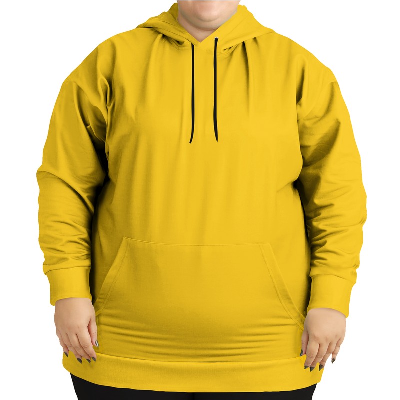 Yellow Gold Hoodie PLUS (Y-BR-ME) - Woman Front PLUS