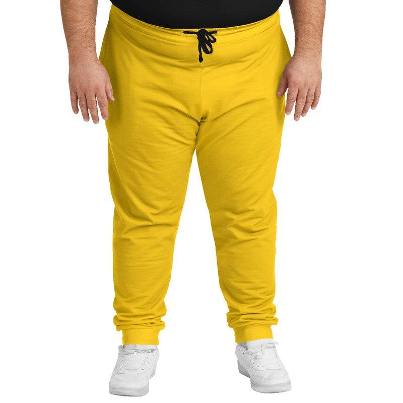 Yellow Gold Joggers PLUS (Y-BR-ME) - Man Front PLUS