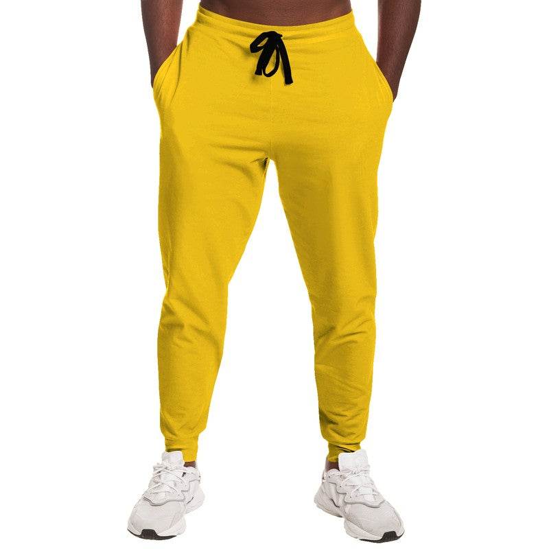 Yellow Gold Joggers (Y-BR-ME) - Man Front