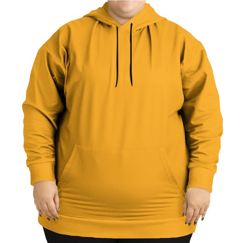 Yellow Orange Hoodie (C0M38Y100K0) - Woman Front PLUS