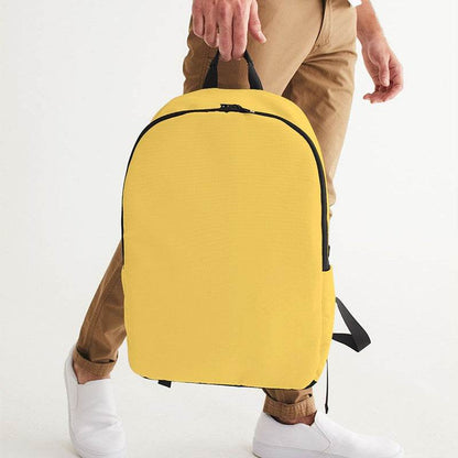 Yellow Waterproof Backpack (Y-CL-LI) - Man Holding CloseUp