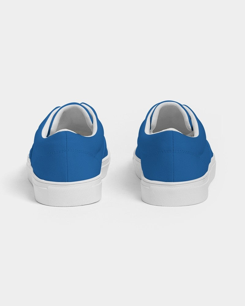 Bright Blue Canvas Sneakers C100M75Y0K0 - Back